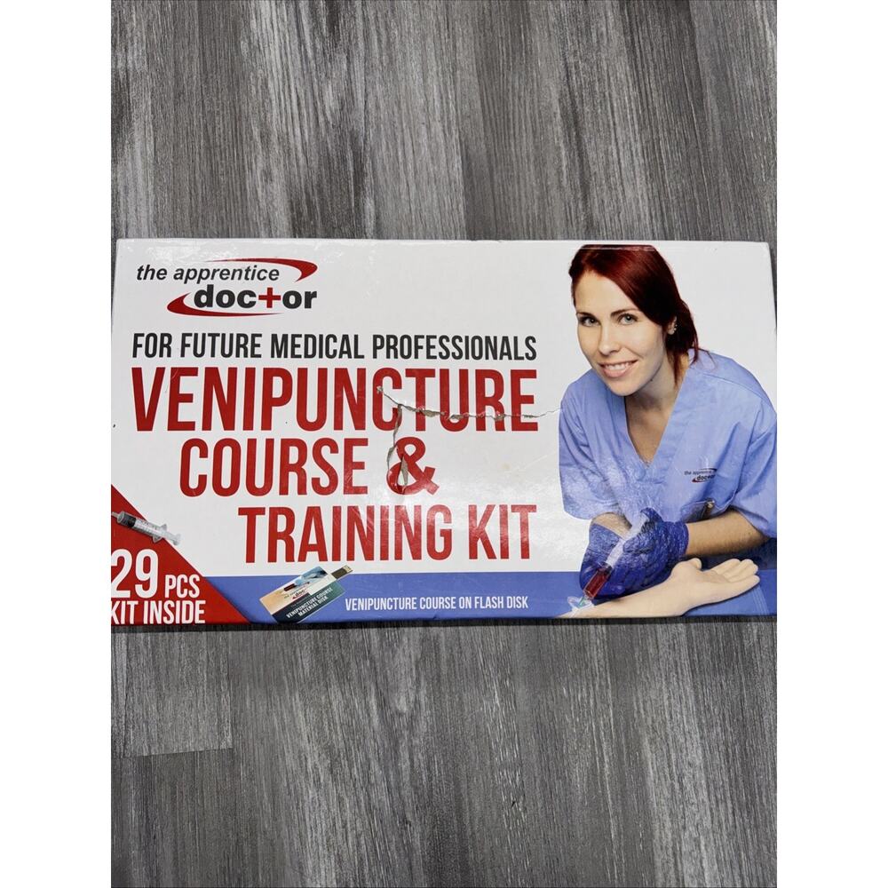 Apprentice Doctor Venipuncture Course & Training Kit Medical No Flash Drive